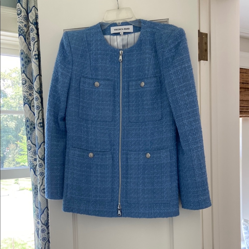 Veronica Beard Boucle Tweed Agni Jacket